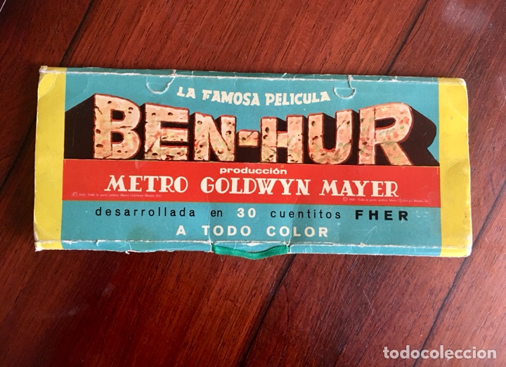 Coleccionismo &Aacute;lbumes: Ben-Hur desarrollada en 30 cuentitos a todo color. Ed. Fher. Falta el n&ordm; 5