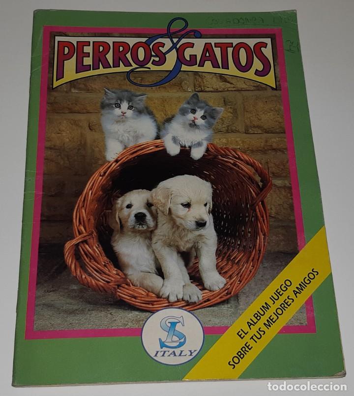 Colecionismo Cadernetas: ALBUM DE CROMOS ANIMALES PERROS Y GATOS 1993 ITALY GIJON