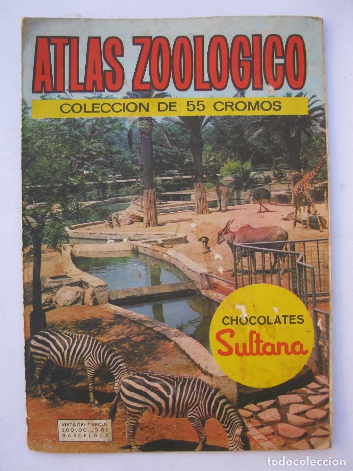 Collectionnisme Albums: &Aacute;LBUM DE CROMOS - ATLAS ZOOL&Oacute;GICO - CHOCOLATES SULTANA - A&Ntilde;O 1965.