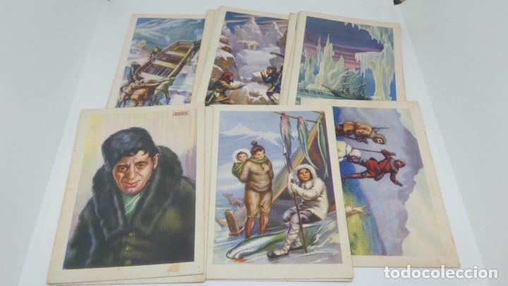 Colecionismo Cadernetas: 15 CROMOS DE LA CONQUISTA DEL POLO NORTE