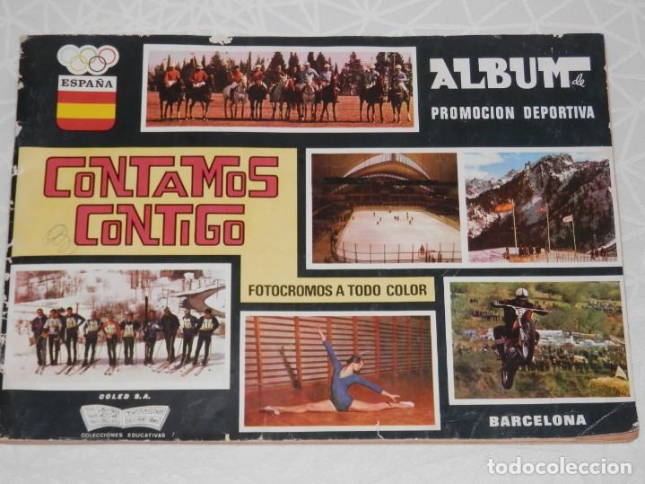 Collectionnisme Albums: ALBUM PROMOCION DEPORTIVA - CONTAMOS CONTIGO