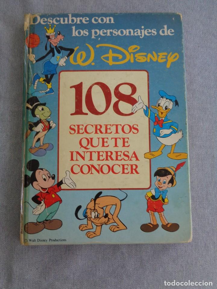 Collectionnisme Albums: &Aacute;LBUM CASI COMPLETO. DESCUBRE CON LOS PERSONAJES DE WALT DISNEY. A&Ntilde;O: 1986 (Falta 1 cromo n&ordm; 38)