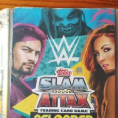 Coleccionismo Álbumes: WWE, TOPPS SLAM ATTAX 2020 - PANINI TRADING CARD GAME - CONTIENE 173 CARTAS DE 396.. Lote 298873718
