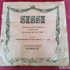 Coleccionismo Álbumes: ALBUM SISSI, EDITORIAL DIPENFA, AÑOS 50, DE 2OO FALTAN 19. Lote 300265558