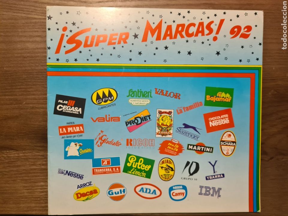 Collectionnisme Albums: SUPER MARCAS 92 EDICIONES MILANO A&Ntilde;O 1989 VACIO