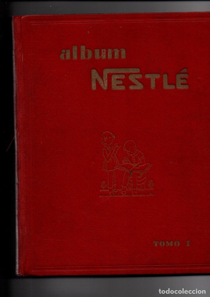 Collectionnisme Albums: ALBUM NESTLE. EDICION DE LUJO. TOMO I. PARA 50 SERIES DE CROMOS. . VER DESCRIPCION....CASI VACIO.
