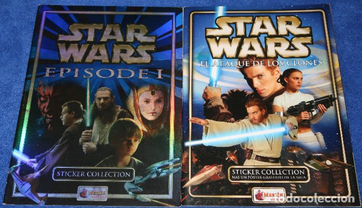 Collectionnisme Albums: Star Wars Episodio I y II - Merlin Stickers
