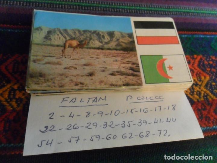 Collectionnisme Albums: &Aacute;FRICA EL MUNDO A TRAV&Eacute;S DE LOS CONTINENTES INCOMPLETO FALTAN 26 DE 76 CROMOS. RAM 1973.