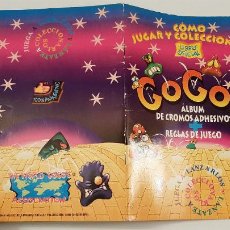 Coleccionismo Álbumes: LIBRO OFICIAL GOGOS ALBUM CROMOS ADHESIVOS REGLAS DEL JUEGO 32 CROMO DE 60 MAGIC BOX 1996. Lote 307897668