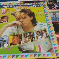 Coleccionismo Álbumes: ÁLBUM DOBLE - SUPER POP SPANDAU BALLET Y DURAN DURAN - VACIO - CON LAMINA DE CROMOS SIN PEGAR. Lote 309258383