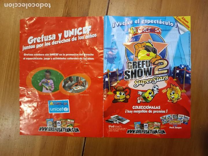 Collectionnisme Albums: ALBUM GREFU SHOW 2 - CON 21 CROMOS PEGADOS regalo album grefu show duos