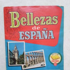 Coleccionismo Álbumes: ÁLBUM DE CROMOS BELLEZAS DE ESPAÑA, EDITORIAL BRUGUERA ( FALTAN MUY POCOS CROMOS ). Lote 310029838
