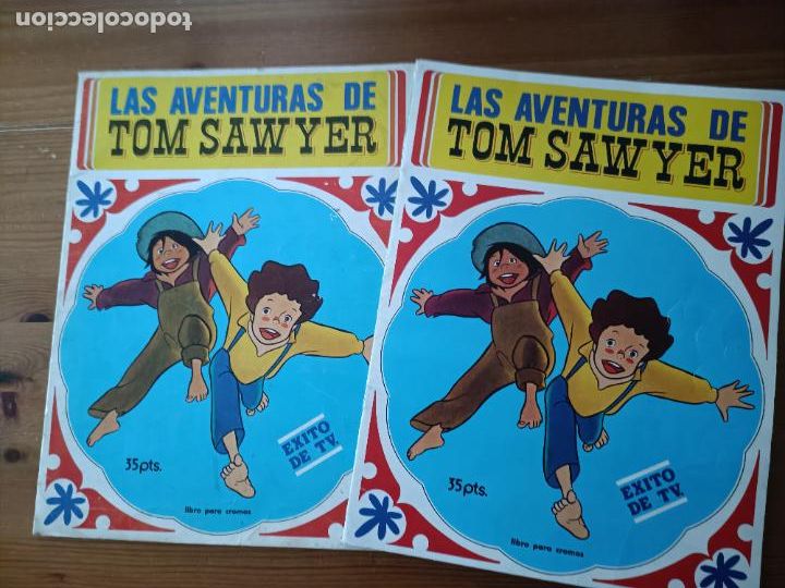 Colecionismo Cadernetas: 2 ALBUM LAS AVENTURAS DE TOM SAWYER - EDICIONES FHER