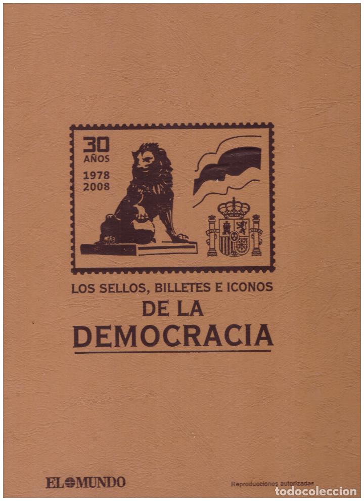 Collectionnisme Albums: Album Los sellos, billetes e iconos de la democracia, El Mundo - Vacio