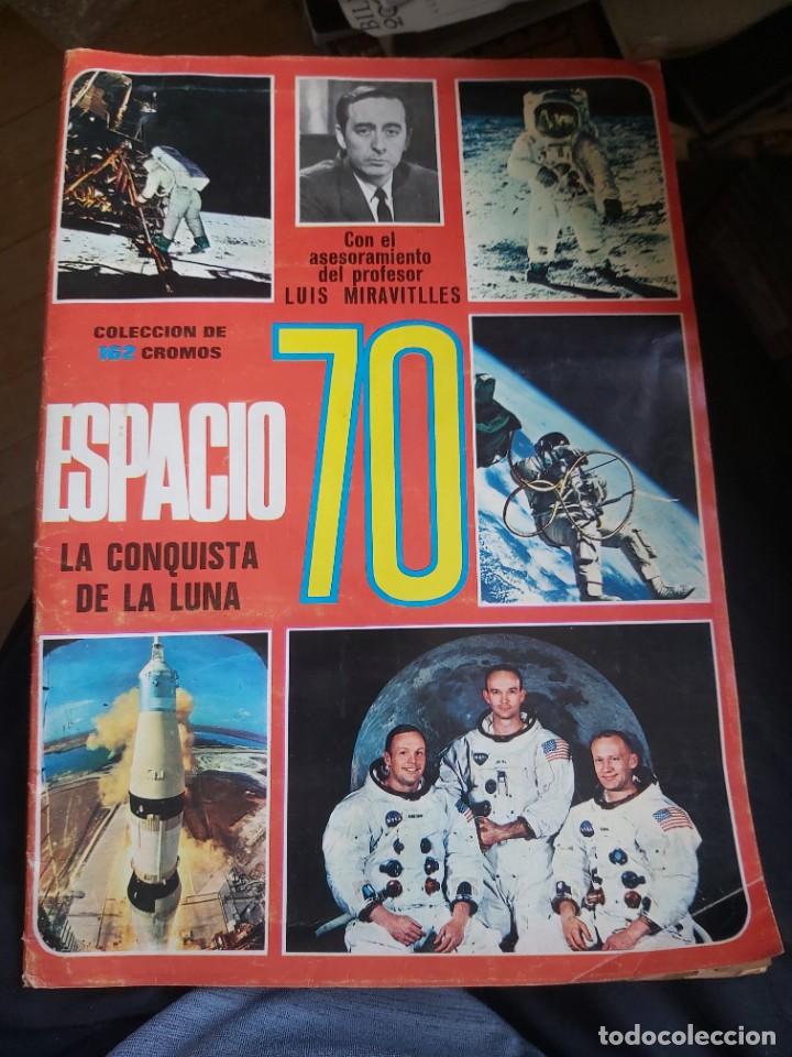 Collectable Incomplete Albums: ALBUM ESPACIO 70 LA CONQUISTA DE LA LUNA,PROFESOR MIRAVITLLES TIENE UNOS 57 CROMOS