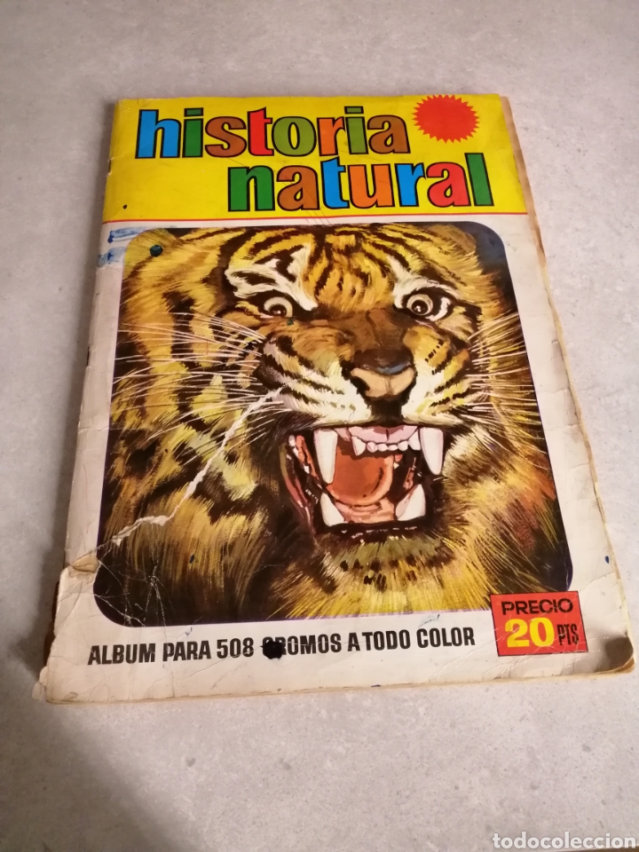 Collectable Incomplete Albums: &Aacute;LBUM CROMOS HISTORIA NATURAL