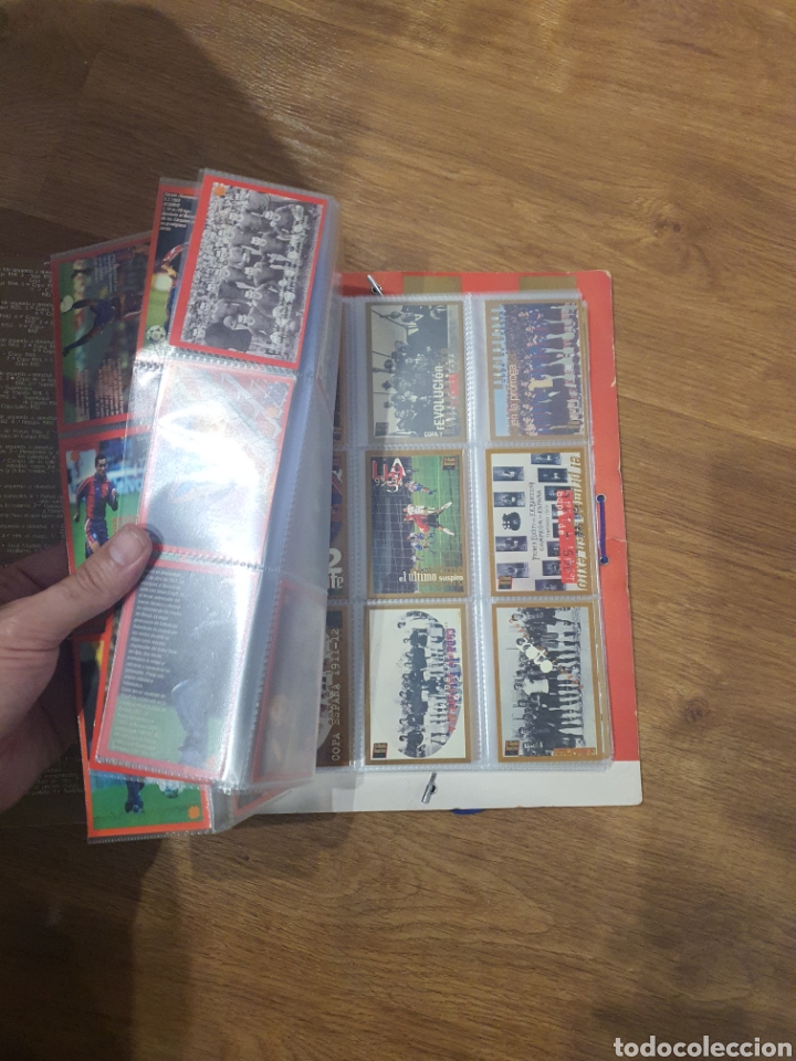 Coleccionismo &aacute;lbumes: FICHERO, COLECCI&Oacute;N DEL BAR&Ccedil;A barca oro 1995 - Foto 5