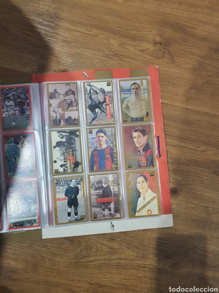 Coleccionismo &aacute;lbumes: FICHERO, COLECCI&Oacute;N DEL BAR&Ccedil;A barca oro 1995 - Foto 6