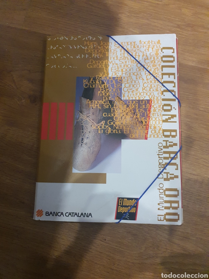 Coleccionismo &aacute;lbumes: FICHERO, COLECCI&Oacute;N DEL BAR&Ccedil;A barca oro 1995 - Foto 1