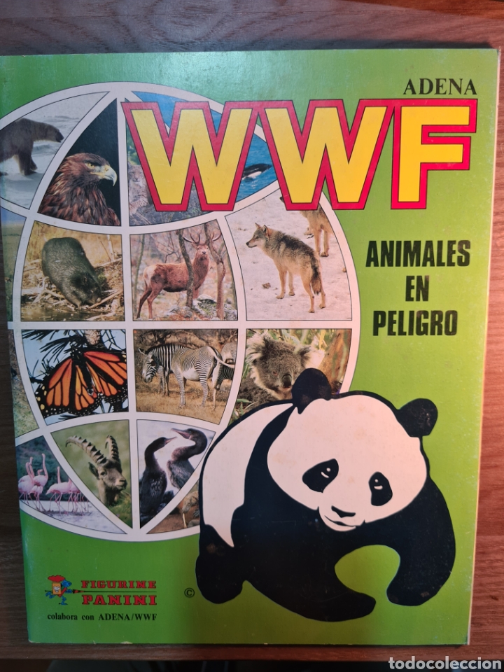 Collectionnisme Albums: ADENA WWWF ANIMALES EN PELIGRO PANINI NUEVO Y VACIO - PLANCHA