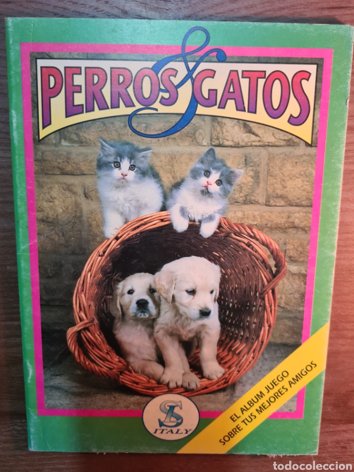 Collectionnisme Albums: PERROS Y GATOS ITALY NUEVO Y VACIO - PLANCHA