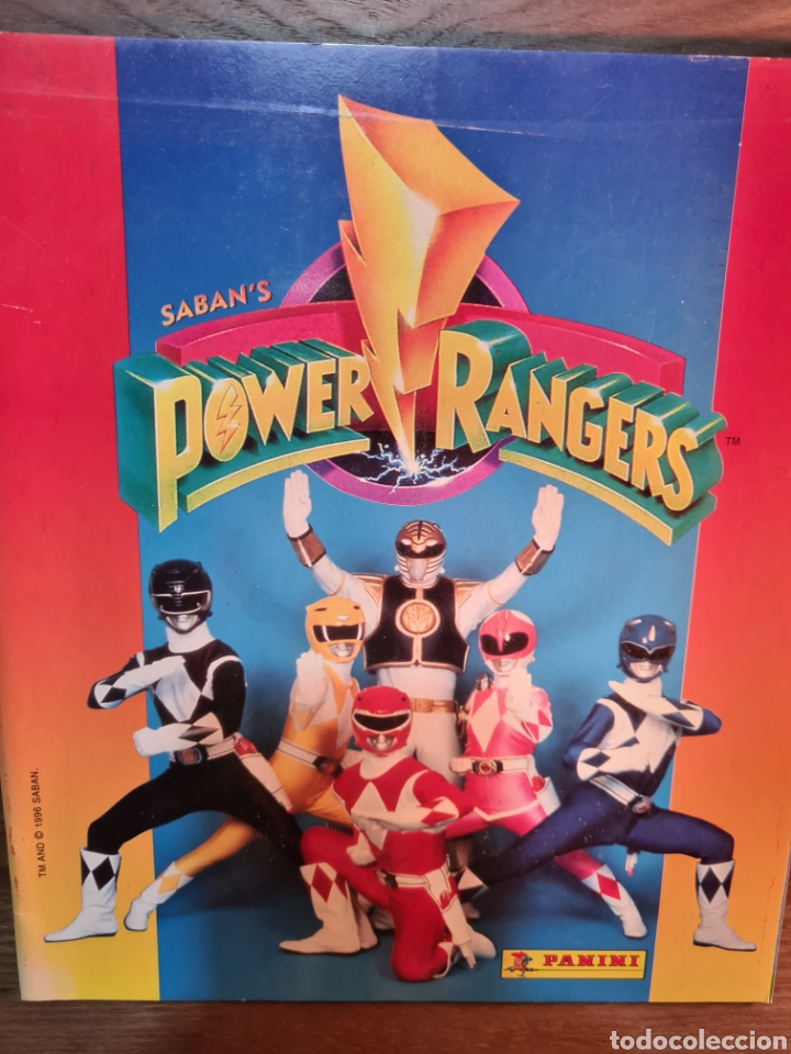 Collectable Incomplete Albums: POWER RANGERS PANINI NUEVO Y VACIO - PLANCHA