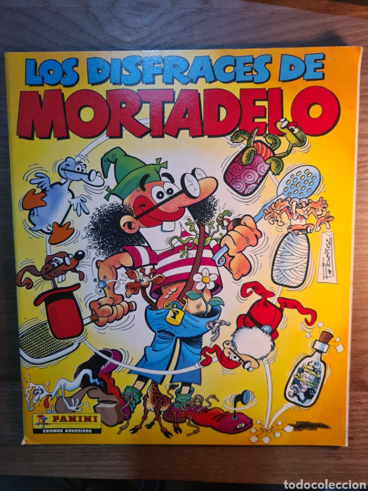 Collectable Incomplete Albums: LOS DISFRACES DE MORTADELO PANINI NUEVO Y VACIO - PLANCHA