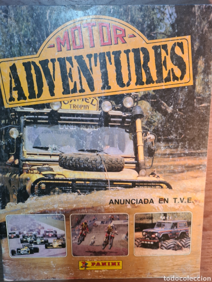 Collectable Incomplete Albums: MOTOR ADVENTURES PANINI NUEVO Y VACIO - PLANCHA