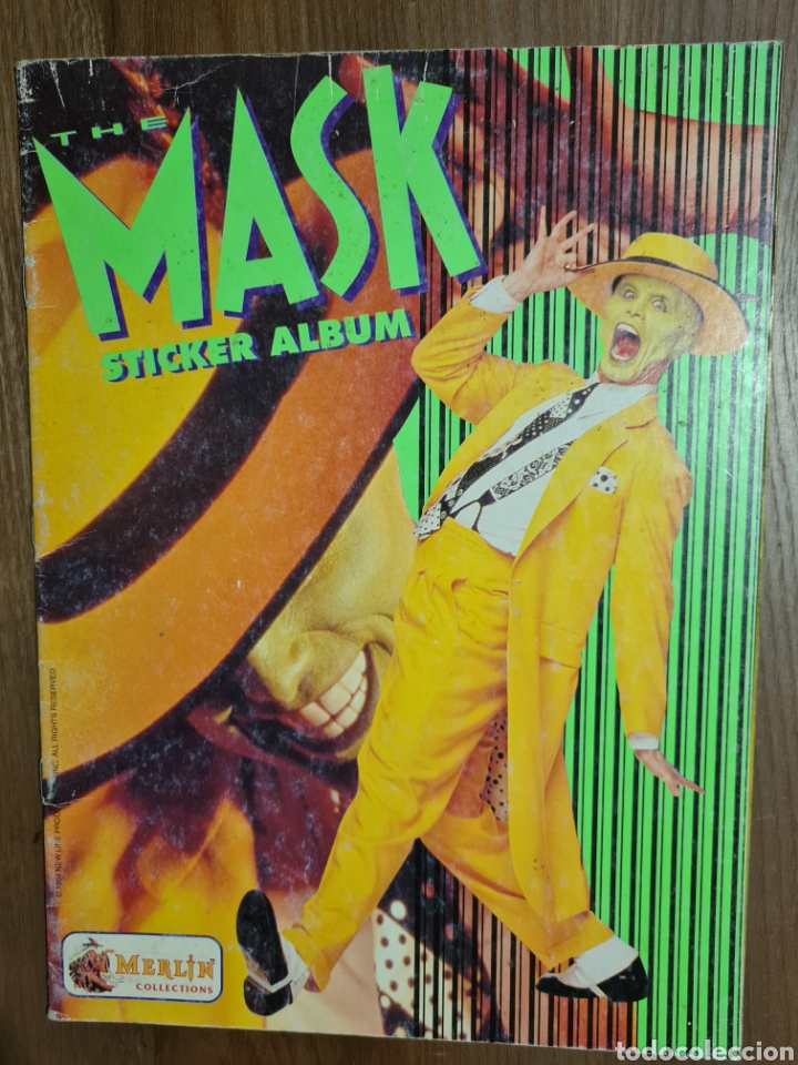 Collectable Incomplete Albums: THE MASK DE MERLIN NUEVO Y VACIO PLANCHA