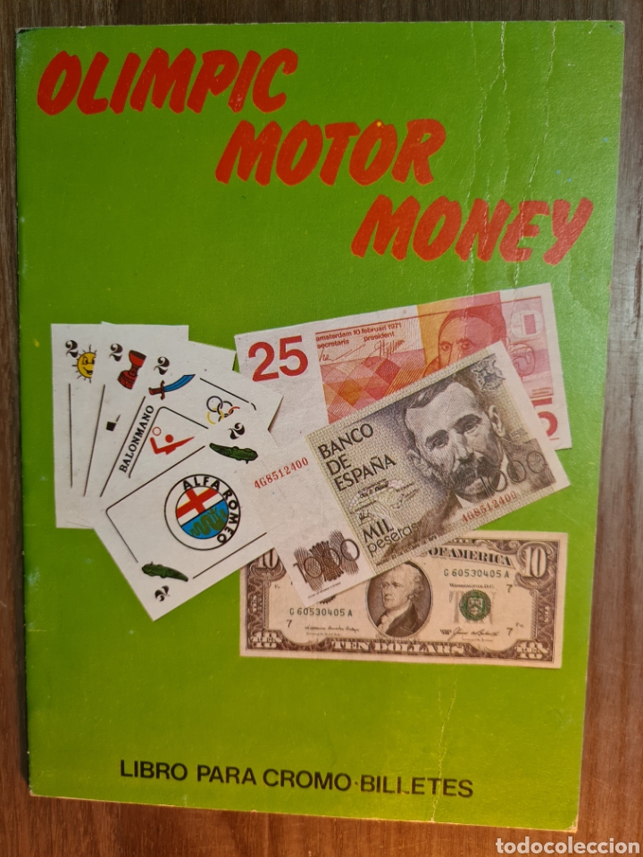 Collectable Incomplete Albums: OLIMPIC MOTOR MONEY NUEVO Y VACIO PLANCHA