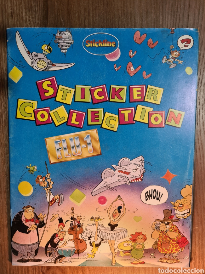 Collectable Incomplete Albums: FLU-1 DE STICKLINE NUEVO Y VACIO PLANCHA