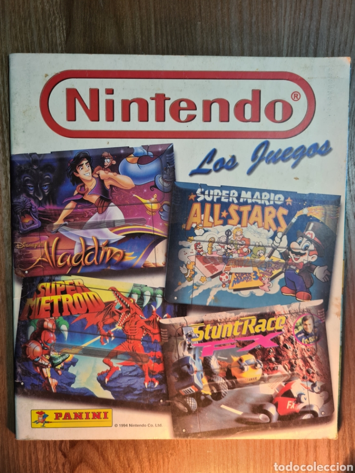 Collectable Incomplete Albums: NINTENDO LOS JUEGOS DE PANINI 1994 NUEVO Y VACIO PLANCHA
