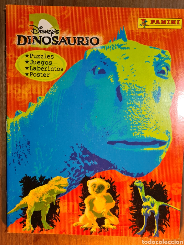 Collectable Incomplete Albums: DINOSAURIO PANINI NUEVO Y VACIO PLANCHA