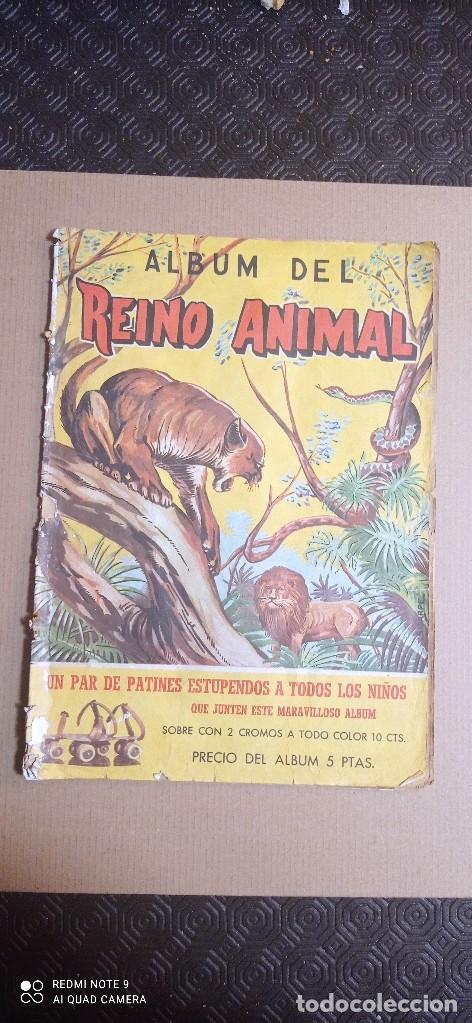 Collectionnisme Albums: ALBUM DEL REINO ANIMAL, COMPLETO A FALTA DE 4 CROMOS DE EDICIONES COSTA, A&Ntilde;O 1963