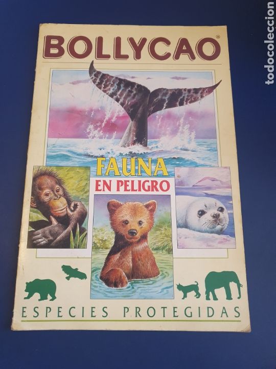 Collectionnisme Albums: ALBUM CROMOS BOLLYCAO FAUNA EN PELIGRO ESPECIES PROTEGIDAS FALTA 1 EL N&Uacute;MERO 42 A&Ntilde;O 1995