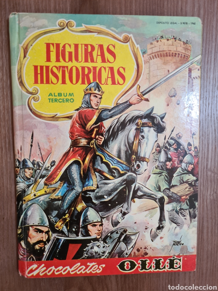Collezionismo Album: FIGURAS HISTORICAS TERCERO - CHOCOLATES OLLE TIENE LAHOJA DE CONTROL