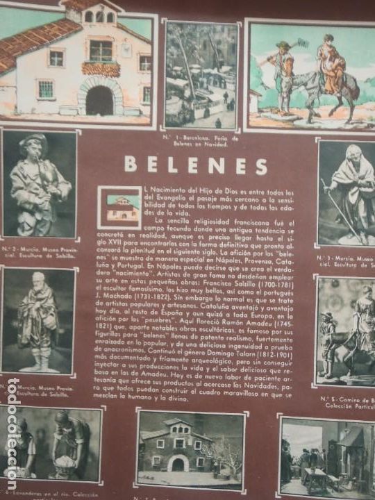 Collezionismo Album: BELENES Y FLORES - HOJA COMPLETA DE CROMOS - SERIE -F - G -GALLINA BLANCA