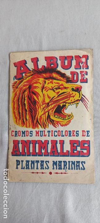 Collezionismo Album: ALBUM DE CROMOS MULTICOLORES DE ANIMALES Y PLANTAS MARINAS. 1946. EDI FHER. FALTAN 27 CROMOS DE 246