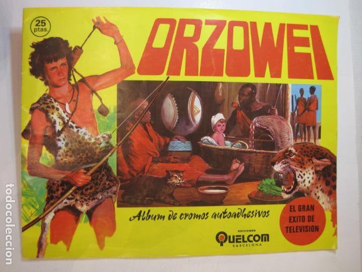 Collectable Incomplete Albums: ORZOWEI-ALBUM DE CROMOS INCOMPLETO-EDICIONES QUELCOM-VER FOTOS-(V-23.286)