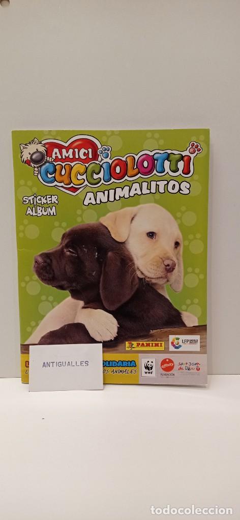 Collezionismo Album: ALBUM CROMOS PANINI AMICI CUCCIOLOTTI-ANIMALITOS- STICKER ALBUM CON 15 CROMOS A&Ntilde;O 2015-