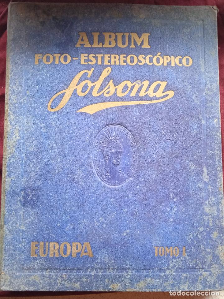 Collectionnisme Albums: ALBUM FOTO-ESTEREOSC&Oacute;PICO SOLSONA 1933 EUROPA TOMO I (165 cromos)