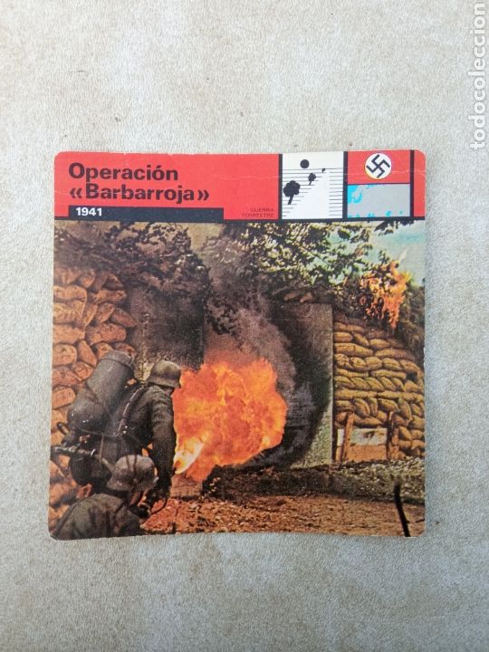 Collectable Incomplete Albums: ILUSTRACION TROPAS ALEMANAS ASALTANDO BLINDADO RUSO
