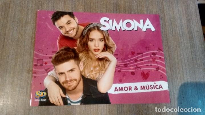 Collectable Incomplete Albums: SIMONA - AMOR Y MUSICA - ALBUM VACIO -