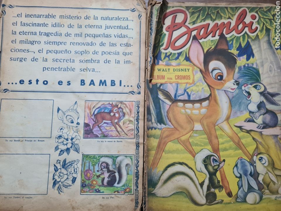 Colecionismo Cadernetas: BAMBI. 2 ALBUMES
