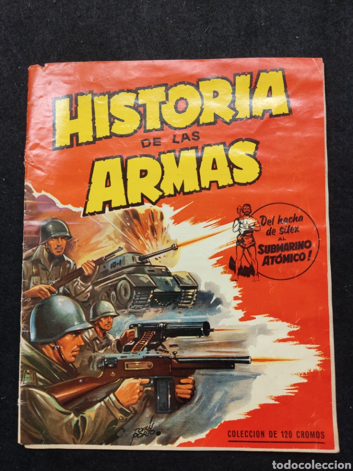 Collectable Incomplete Albums: Album, Historia de las armas, Crisol, faltan 9 cromos