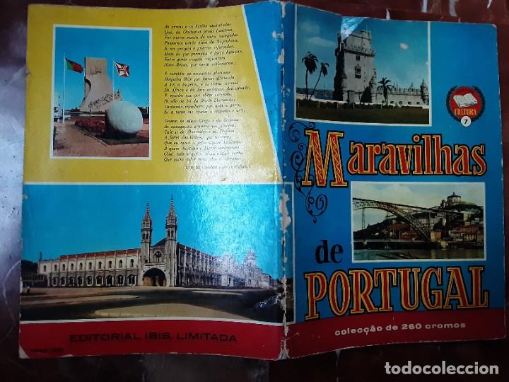 Collectionnisme Albums: &Aacute;lbum vac&iacute;o Maravilhas de Portugal editorial Ibis, con tres cromos. Portugal a&ntilde;os 50