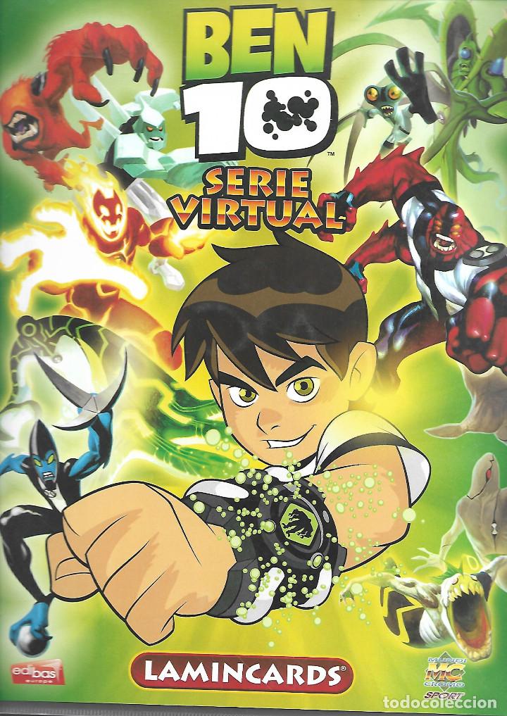 Collezionismo Album: ALBUM BEN 10 SERIE VIRTUAL CON 81 FICHAS
