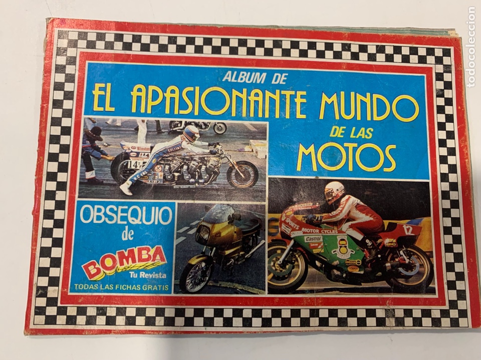 Coleccionismo &Aacute;lbumes: &Aacute;lbum de el apasionante mundo de las motos obsequio revista bomba