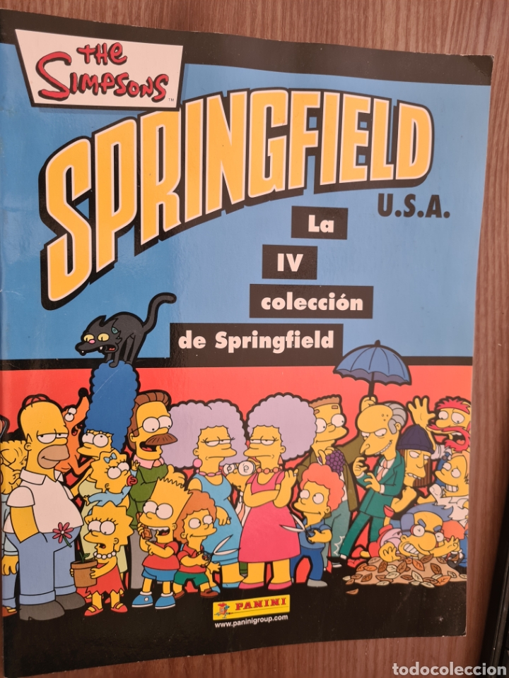 Coleccionismo &Aacute;lbumes: THE SIMPSONS SPRINGFIELD LA IV COLECCION VACIO - PLANCHA