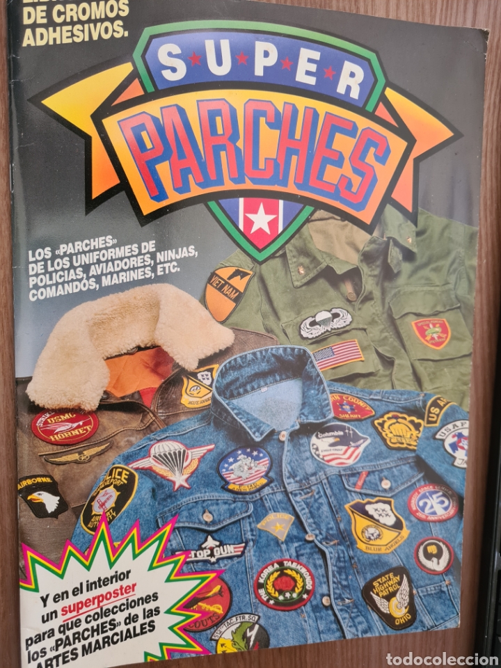 Coleccionismo &Aacute;lbumes: SUPER PARCHES ED ESTE VACIO - PLANCHA TAMBIEN EL POSTER KIAI
